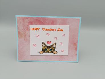 Valentinstagskarte „Happy Valentine’s Day“